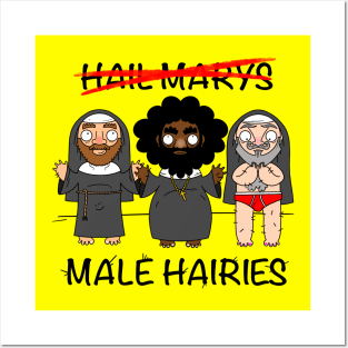 Male Hairies Posters and Art